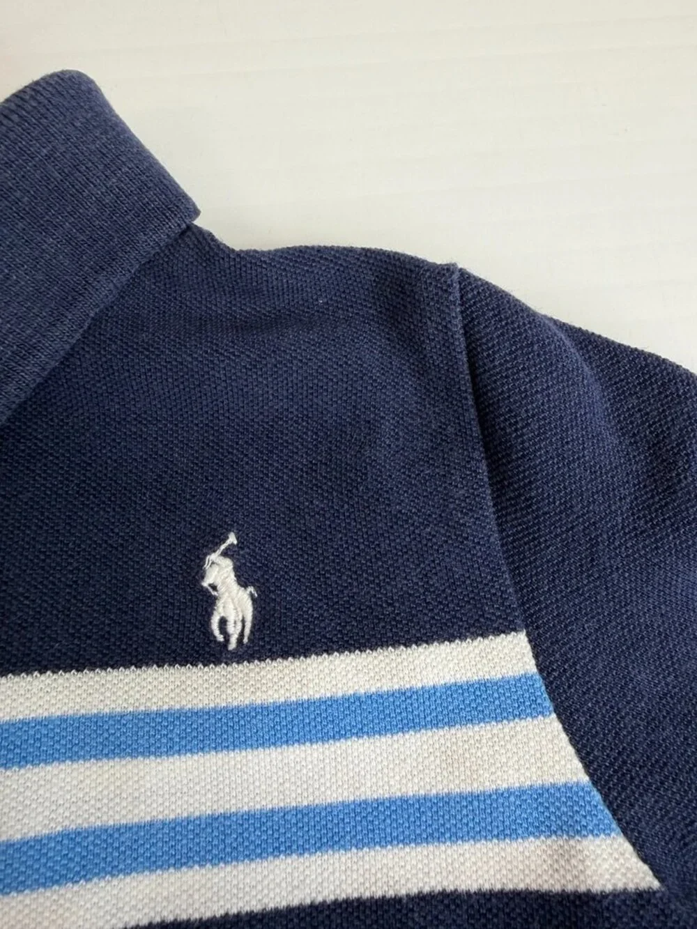 Ralph Lauren Polo Boy 5 Pony Short Sleeve Shirt High Low Classic Party Core Go